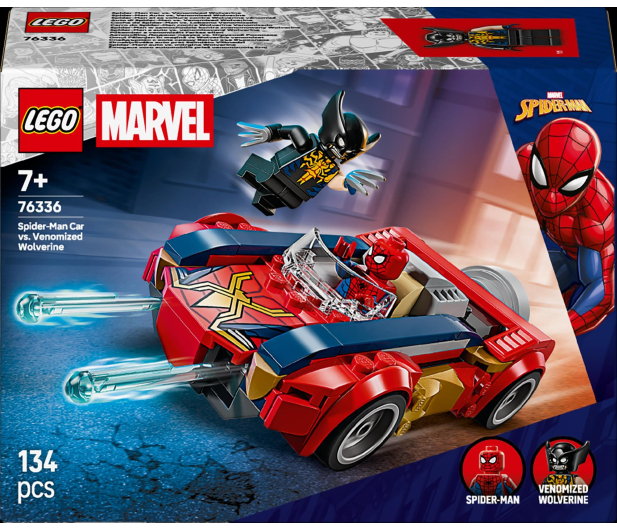 LEGO SUPER HEROES 76336 Spider-Man w samochodzie kontra zvenomowa - 1473560 - zdjęcie